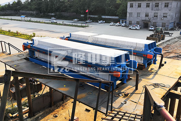 板框壓濾機與洗沙廢水處理生產線