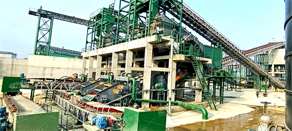 水洗砂生產線方案配置，要求兩月加工六萬噸石料，石子沙子都要
